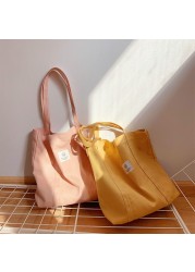 Canvas Purses and Handbag Shoulder Bags for Women 2020 Casual Fashion Girls Shopper Phone Bag Wholesale Shopping Large Wallet