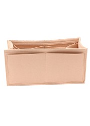 Fits for onthego GM Felt Cloth Insert Handbag Organizer Makeup Shaper On The Go Organizer Portable Cosmetic Bags