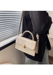 Women Bag Luxury Brand Designer Handbags PU Leather Solid Color Lady Exquisite Trend Flap Small Shoulder Crossbody Bags