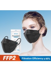 10-100pcs Health Approved FFP2 Masks KN95 Mascarillas CE Breathing Filter Fish Mask Protective ffp2mask Reusable Face Mask