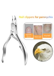 1pc Special Nail Clippers Heavy Duty Oblique Mouth Olecranon Toenails Inlaid Artifact Useful Nail Scissors Nail Accessories Tools