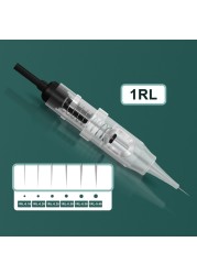 إبرة للاستخدام الواحد من السهل انقر فوق الحاجب الوشم الإبر 1RL 3RL 5RL 5F 7F تعقيم إبر تصبغ ل تجميل دائم