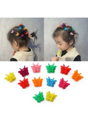 Colorful Butterfly Hair Clips 15x18mm 20/50/100/200pcs Mini Barrettes Hair Styling Tool