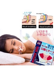 300/600pcs/lot Anti Snoring Sticker Anti Snoring Tape Nose Lip Paste Stickers Sleep Less Oral Breath Adult Children Health