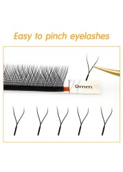 LAKANAKU YY Lashes Bouquets Eyelashes Split Tips Lashes Wholesale Supplier Cashmere Extensions Mink Lashes YY Cílios