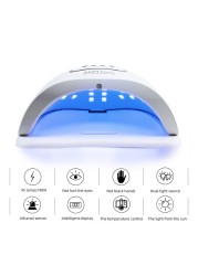 90/72/36W LED Nail Dryer Lamp for Curing All Kinds of UV Gel/Polish/Varnish with Auto Sensor Timer All Manicure/Pedicure Tool