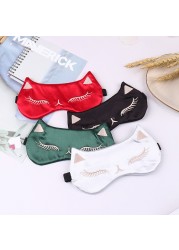 Soft Portable Eye Mask Fast Sleep Eyeshade Cover Eye Masks Shade Patch Women Men Blindfold Travel Sleep