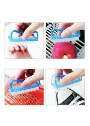 1pc Large 8.2cm Plastic Manicure Pedicure Brush Nail Cleaning Tools Soft Dust Removal Makeup Brushes Nail Care Accessories