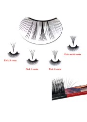 MASSCAKU Easy Fan Eyelash Extension Cashmere Easy Fan Lashes 1s Blooming Fans Fast Fanning Lash Extension for Macup Beauty