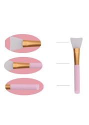 Candy Color Silicone Facial Mask Brush Flexible Facial Mud Applicator Body Lotion Cream Mixing Cosmetics DIY Beauty Makeup Tool