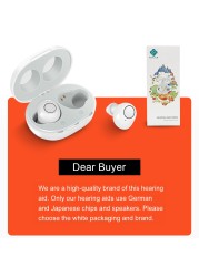 Intelligent new style hearing aid rechargeable low noise wide frequency one-click operation amplifier deaf hearing aids