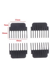 T9 Hair Clipper Guide Combs 4pcs/set T Baldi Outliner Hair Trimmer Coded Cutting Guides 1.5mm to 4.0mm Replacement Guards Set
