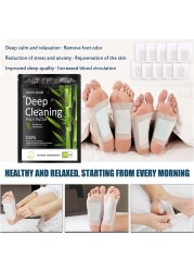 10/20pcs Detox Foot Patches Body Pads Detox Feet Slimming Cleansing Herbal Adhesive for Better Sleep Anti Stress Relief