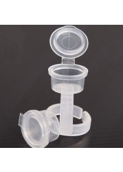 Tattoo Dye Ink Container, 50pcs, Cups, Eyelash Extension, Glue Holder, With Lid, Permanent Makeup Microblading Tool