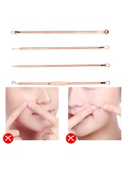 4pcs Acne Blackhead Removal Needles Pimple Acne Extractor Black Head Pore Cleaner Deep Cleansing Tool Beauty Accessories