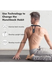 HIIP Intelligent Posture Correction Device Smart Posture Correction Reminder Wearing Back Posture Training Corrector for Adults