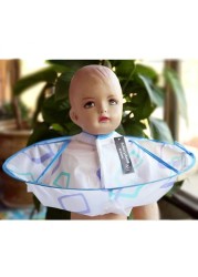 Baby Boys Hair Cutting Abaya Hair Styling Barber Apron For Baby Girls Boys Hair Cutting Cloak Head Protection Umbrella