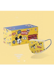 Disney Cartoon Adult Disposable Mask Cute Mickey/Minnie/Donald Duck Facemask 3ly Meltblown Fabric Disposable Mask Mascarillas