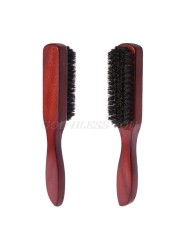 Wood Handle Hair Brush Bristle Beard Brush Comb Styling Detangling Straightening Drop Shipping