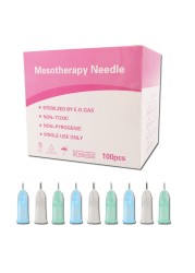 50pcs disposable painless hypodermic micro needles 30g*4mm ultra fine needle korean beauty injection mesotherapy needles