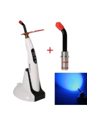 Dental 5W Wireless LED Nail Drying Light Therapy Light 1400mw Curing Tips Applicator T4 Adjustable Working Time Accelerate Hardening