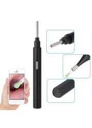 WIFI Otoscope io Smart Optical Ear Stick Ear Wax Cleaner Ear Cleaning Spoon Endoscopic Otoscope Borescope Ear Clean