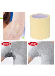 1 Roll Disposable Underarm Prevent Sweat Pads Transparent Underarm Dry Antiperspirant Sticker Keep Dry Sticker TSLM2