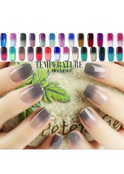 8ml Thermo Gel Varnish Nail Polish Hot Sale Temperature Change Color Gel Varnishes Soak Off UV Gel Nail Polish