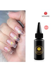 MSHARE Builder Nail Extension Gel Refill Nails Extension Thick Quick Building Clear Pink Led UV Gel Soak Off 30ml