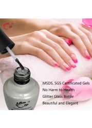 TP - Nail Gel Kit, Base or Top Coat, 14ml, Base/Top Coat, Brush Provider, Tonic, Dip Powder, No Base Lamp, Nail Treatment