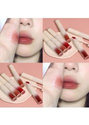 Moisturizing Mirror Glass Lipstick Matte Velvet Lip Gloss Waterproof Lip Stick Long Lasting Women Sexy Lipstick Cosmetic Makeup