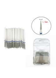 50pcs/set Nail Drill Bit Set Cutter Dental Diamond Grinding Polish Burs Dental Lab Polisher 2.35mm Shank Nail Tools