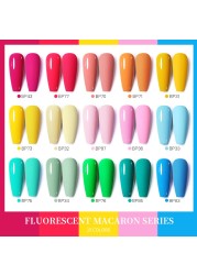 Born Pretty Neon Color Gel Polish Hybrid Nails Varnish for Manicure 10ml Semi-Permanent Varnish Soak Off UV Nail Art Gel