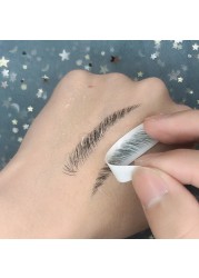 O.TW O.O 3D Simulation Eyebrow Stickers Waterproof Like Eyebrow Hair Makeup Easy to Wear Long Lasting Natural Eyebrows Tattoo Sticker