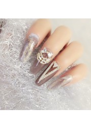 Japanese Nail Art Jewelry Nail Art Zircon Jewelry Nail Decoration Metal Bow Nail Art Jewelry Professional Nail Supplies