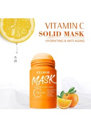 Charcoal or Vitamin C Facial Purifying Mud Stick for Blackhead Oil Control and Hard Pore Cleaning Mask