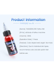 30ml/Bottle Professional Tattoo Pigment Permanent Ink Tattoo Painting Supply For Body Beauty Tattoo Art Tattoo Ink