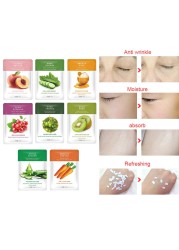 30ml Fruit Plant Face Mask Shrink Pores Brightening Moisturizing Anti-aging Sheet Masks Moisturizing Face Skin Care