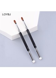 Loebig New Concealer Makeup Brushes T301 Double Ended Soft Sponge Wool Fiber Powder Concealer Cosmetic Blending Fine Brush Set