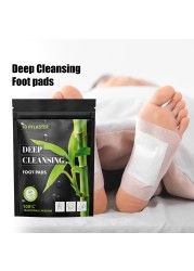 Detox Foot Patches for Stress Relief Deep Sleep Herbal Detox Natural Clean Body Detox Cleansing Herbal Adhesive Health Pads