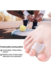 2pcs Toe Separator Insoles Ring Separation Hallux Valgus Correction Pad Foot Care Orthotic Foot Toe Valgus Correct