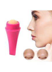 Facial oil absorption roller multifunctional facial T-zone volcanic stone household skin care accessories supplies tool