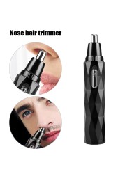 Electric Nose Hair Trimmer Face Cleaning Care Rechargeable Ear Nose Hair Trimmer Clipper for Men Shaving Hair Removal Razor