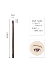 Hourglass No.11 Synthetic Shadow Smoky Liner Cosmetic Tool Deatiled Smudge Corrector Makeup Brush Eye Dark Bronze Metal Handle