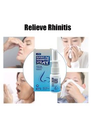 3pcs ZB Newest Powerful Nasal Spray Treatment Chronic Allergic Rhinitis Cure Sinusitis Medical Herb Plaster Nose Care 20ml