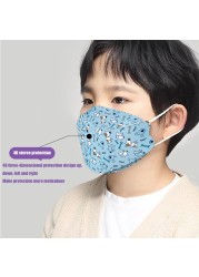 50/200pcs KN95 Disposable Face Mask Printed Children Virus Cartoon Pattern Cute Mask Anti-Dust Protective Christmas Mascarilla