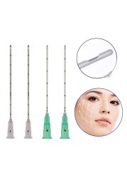 Disposable Micro Blunt Needle Cannula Dermal Fillers 14G 18G 30G Cannula Plain Ends Pointed Endo Blunt Tip Needles 10pcs Per Box