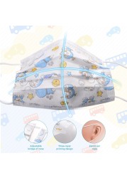 Children's disposable mask girl 3 layer respirator anti-dust maske Doraemon cartoon children's masks mascarillas ninos kitty bear