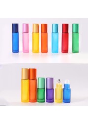 D2TA 5ml 10ml Roll On Bottles For Essential Oils Portable Roll On Refillable Perfume Bottle Deodorant Container