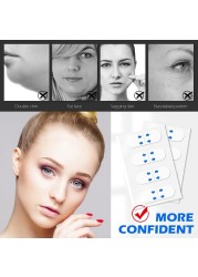 D2TA 40 Sheets Face Lift Tools for Double Chin Face Lift Tape Invisible Thin V Face Stickers Makeup Tools